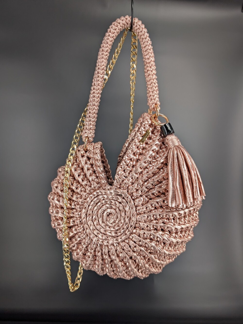 Handmade Seashell Purse - Blush